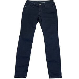 Old Navy Black Rockstar Super Skinny Mid-Rise Denim Jeans 8 Petite